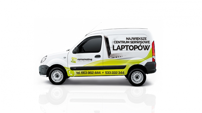 Oklejanie-Pojazdow-Computer-Recycling-Kangoo