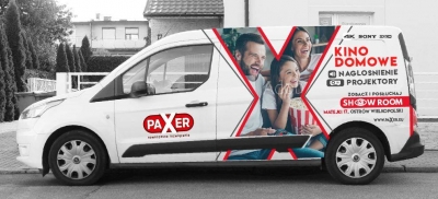 reklama na samochód paxer
