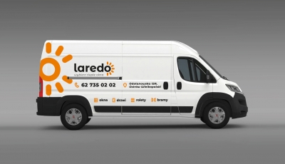 reklama na samochód Laredo - Fiat Ducato L3H2